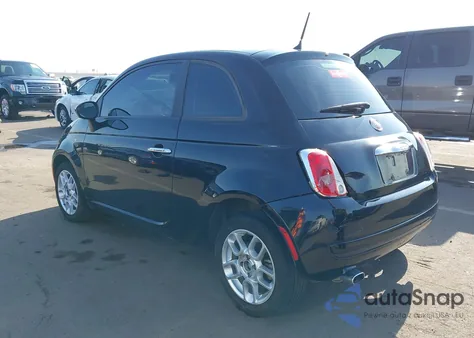 2012 Fiat 500 Pop z USA, uszkodzony, nr VIN 3C3CFFAR2CT201082